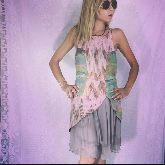 Silk Designer Dress XS - Picture 2 of 8